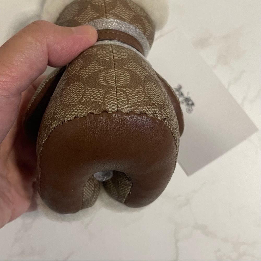 NWT Coach Bear charm brown monogram - Picture 4 of 6